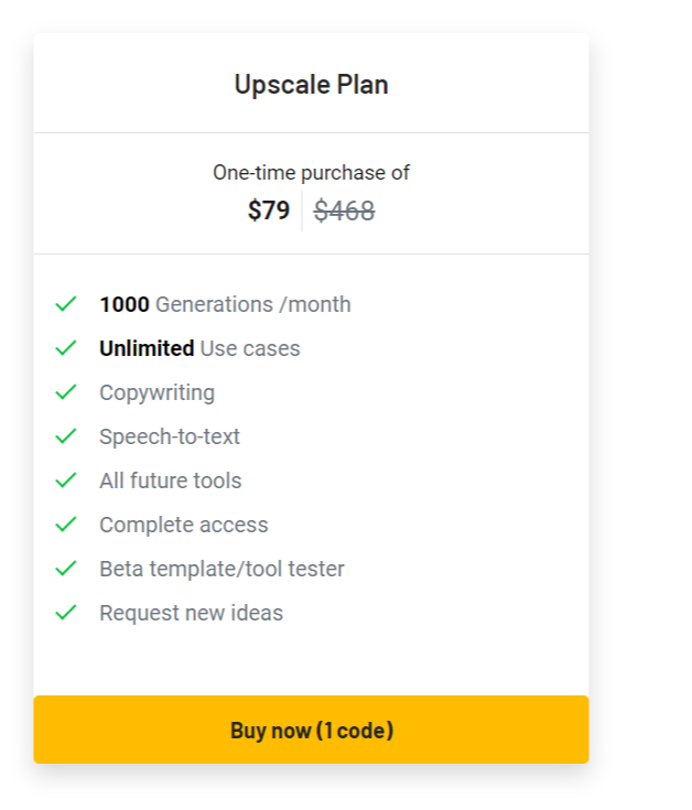 Krater lifetime Deal Price