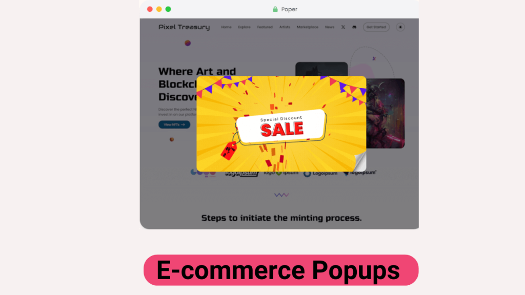 E commerce Popups