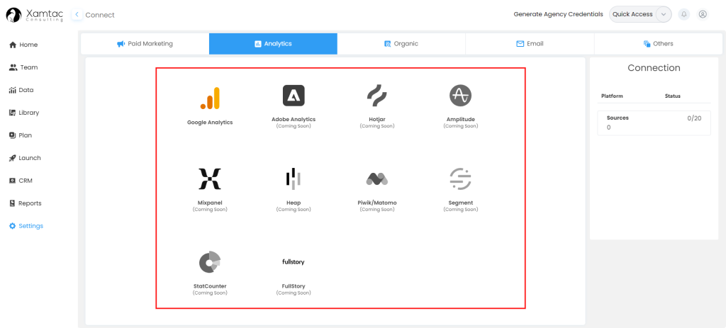 Xamtac Integration Capabilities