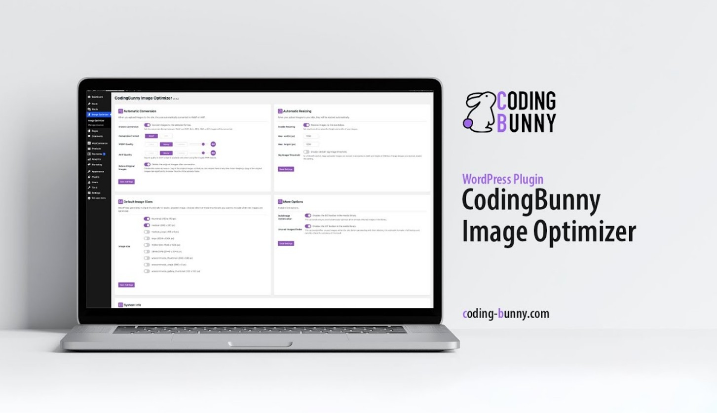 CodingBunny Image Optimizer