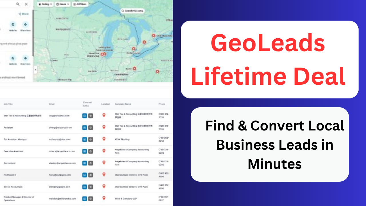 GeoLeads Lifetime Deal