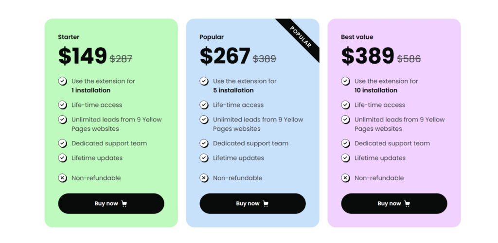 Leads Sniper Yellow Pages Scraper Lifetime Deal